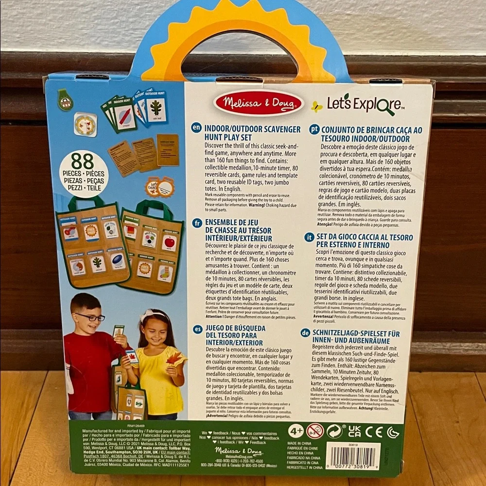 Melissa & Doug explore outdoors